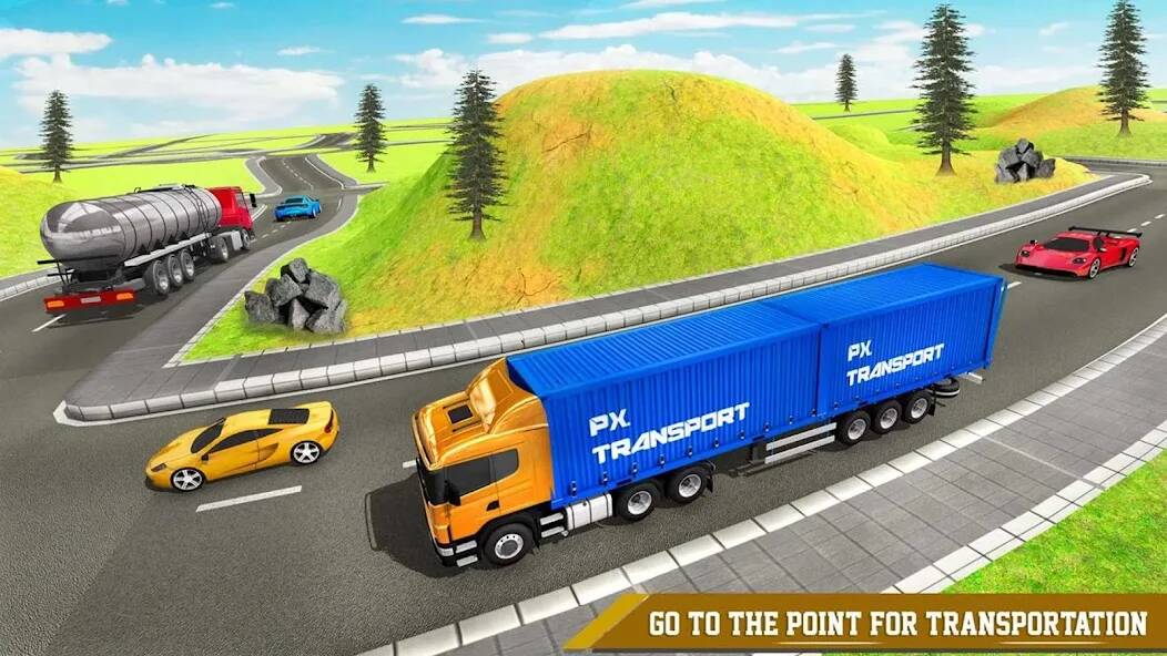 Скачать Cargo Transport Truck Driving (Взлом на деньги) версия 0.6.6 apk на Андроид