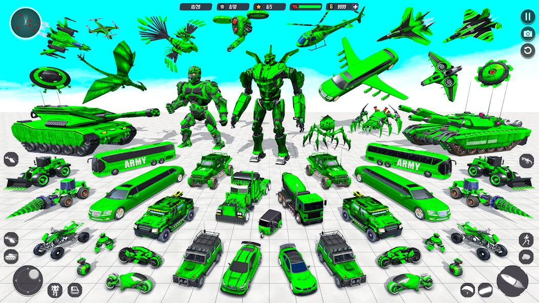Скачать army tank robot transform game (Взлом открыто все) версия 0.6.4 apk на Андроид