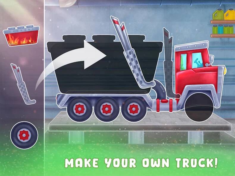 Скачать Дети Масло Танкер: Truck Игры (Взлом на деньги) версия 0.1.9 apk на Андроид