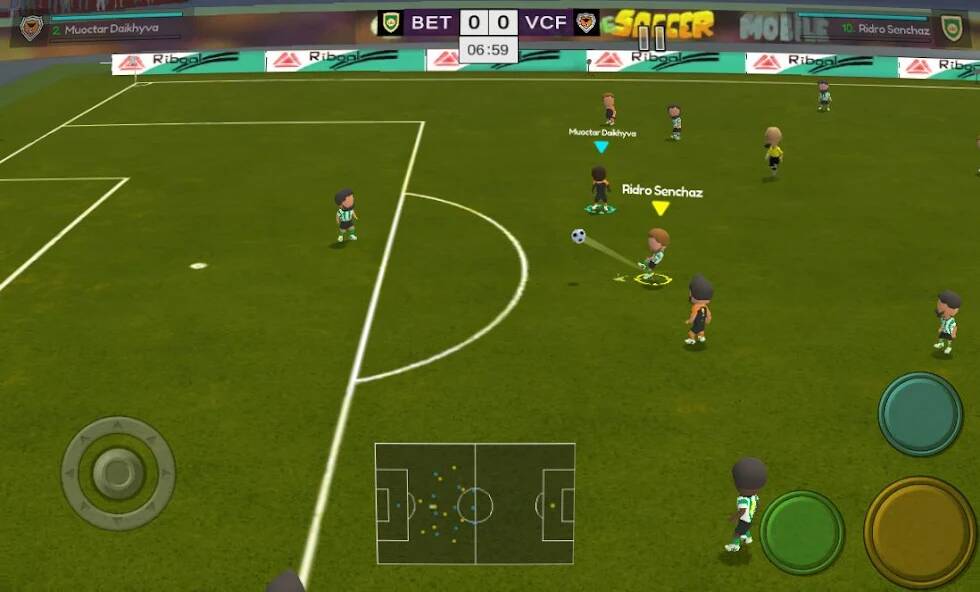 Скачать Super Arcade Soccer Mobile (Взлом открыто все) версия 1.8.1 apk на Андроид
