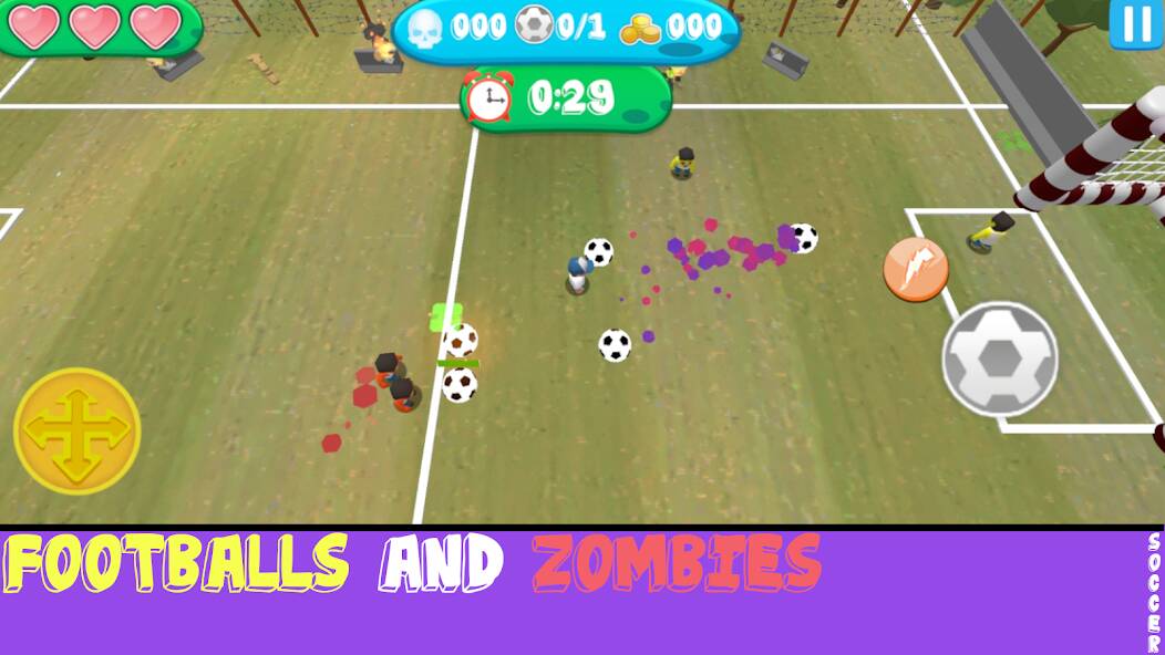 Скачать Soccer Apocalypse Survival (Взлом на деньги) версия 2.3.5 apk на Андроид