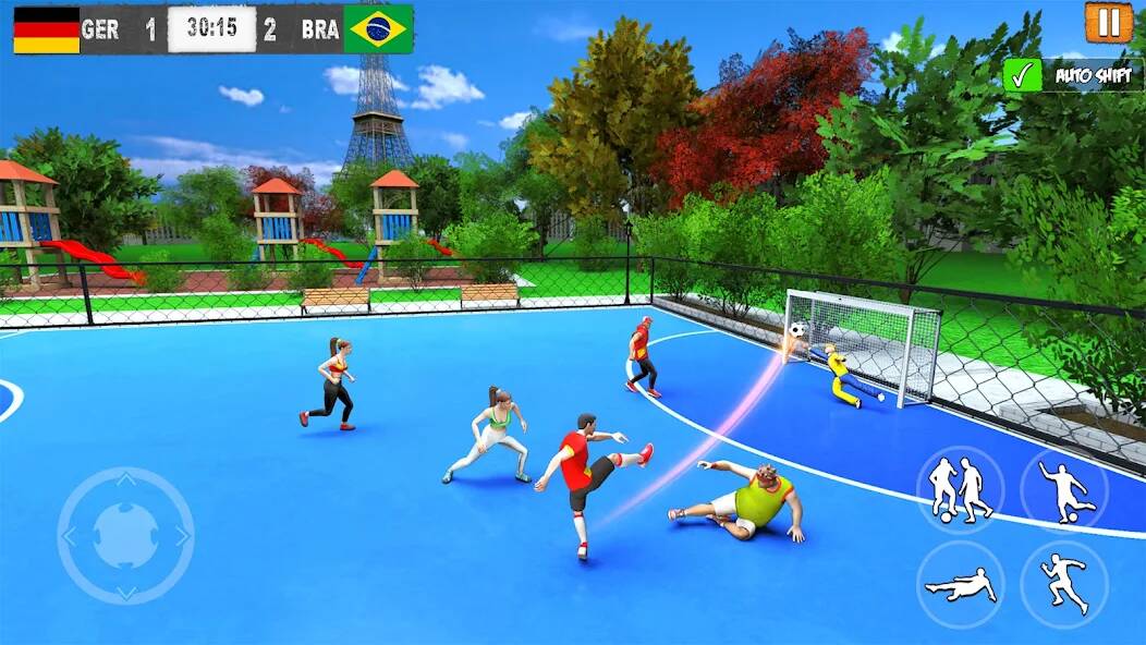 Скачать Street Football: Futsal Games (Взлом на монеты) версия 2.6.8 apk на Андроид