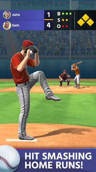 Скачать Baseball: Home Run Sports Game (Взлом на деньги) версия 1.3.5 apk на Андроид