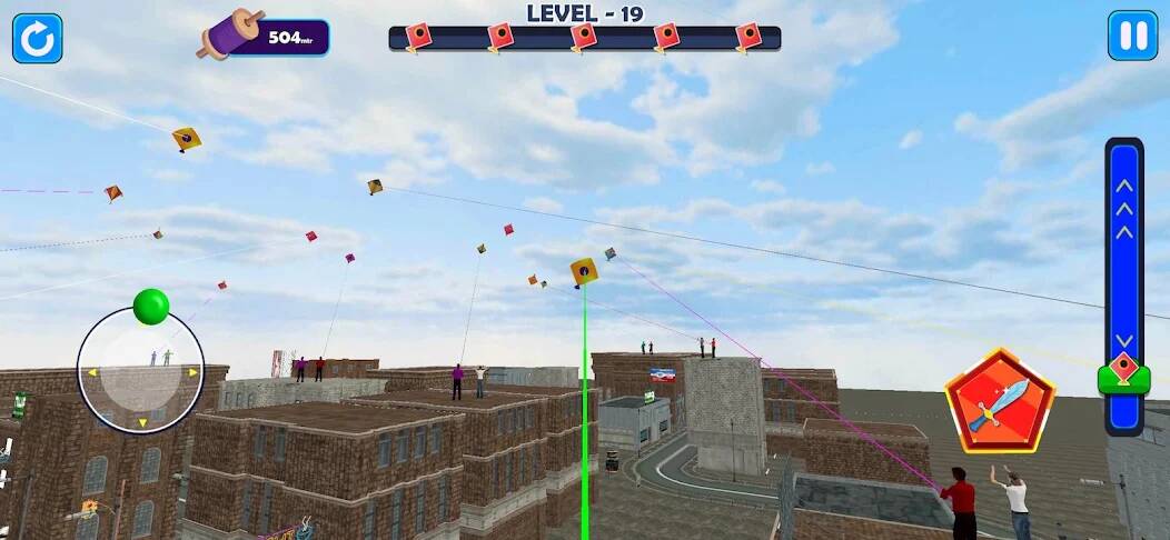Скачать Indian Kite Flying 3D (Взлом на монеты) версия 2.1.5 apk на Андроид