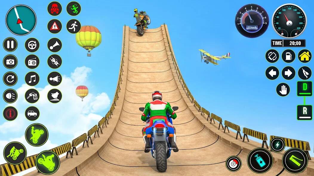 Скачать GT Bike Racing Game Moto Stunt (Взлом на деньги) версия 0.2.9 apk на Андроид