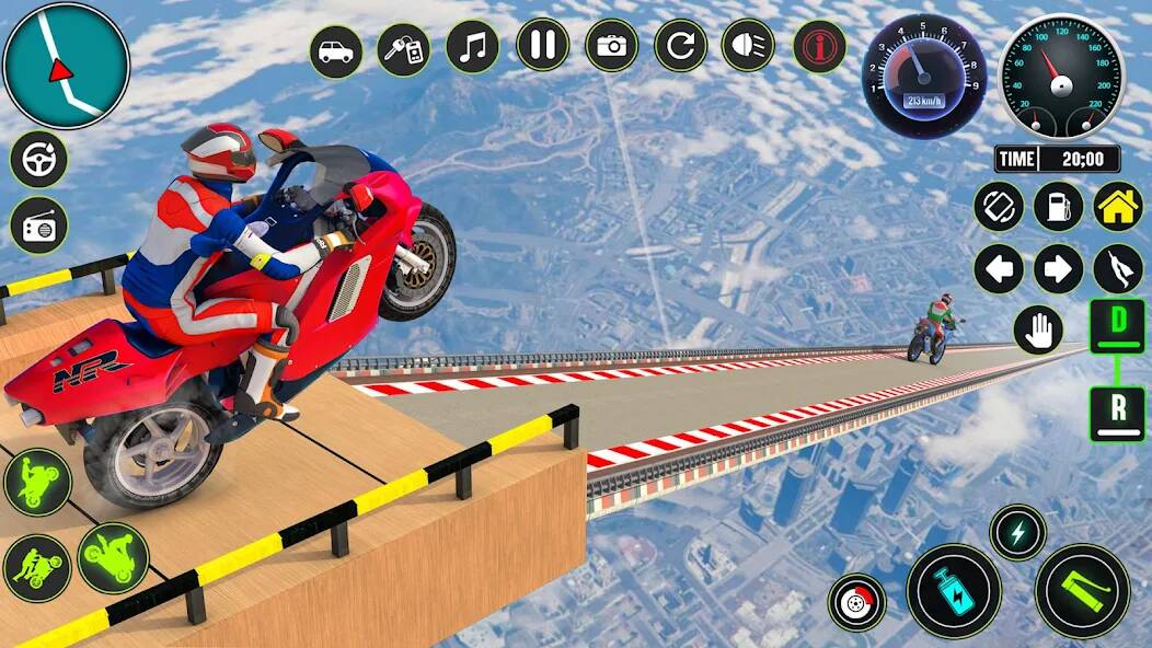 Скачать GT Bike Racing Game Moto Stunt (Взлом на деньги) версия 0.2.9 apk на Андроид