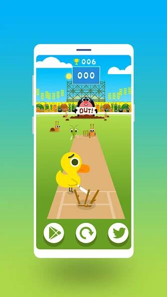Скачать Cric Game - Doodle Cricket (Взлом на монеты) версия 0.1.7 apk на Андроид