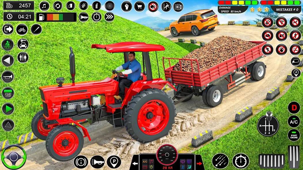 Скачать Real Tractor Driving Games (Взлом на деньги) версия 1.3.7 apk на Андроид
