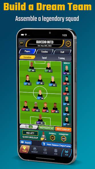 Скачать Ultimate Club Football Manager (Взлом на монеты) версия 1.4.8 apk на Андроид