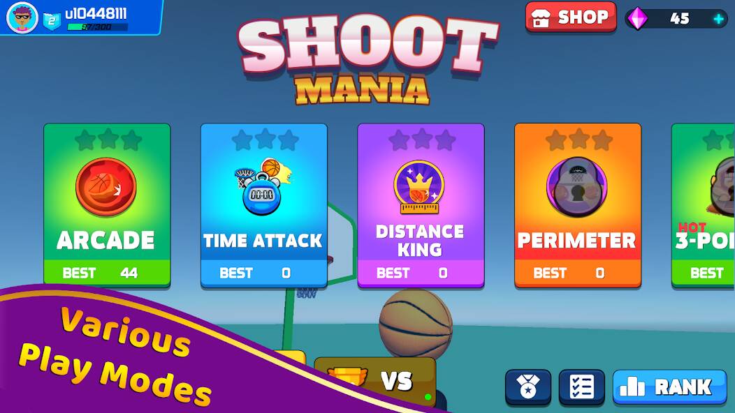 Скачать Shoot Challenge Basketball (Взлом открыто все) версия 1.1.4 apk на Андроид