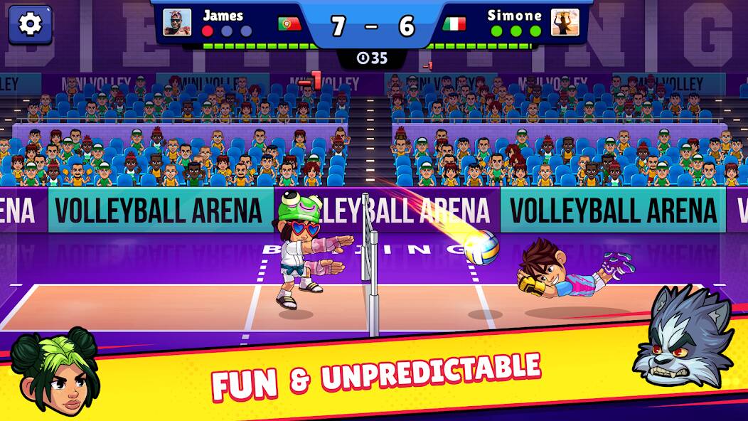 Скачать Volleyball Arena: Spike Hard (Взлом на монеты) версия 2.8.5 apk на Андроид