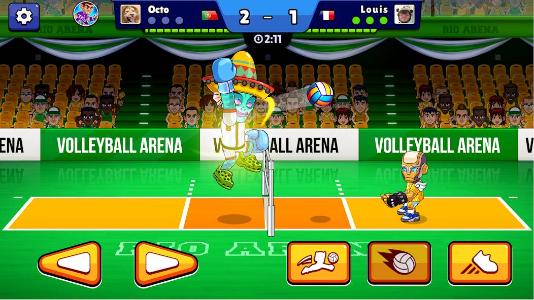 Скачать Volleyball Arena: Spike Hard (Взлом на монеты) версия 2.8.5 apk на Андроид