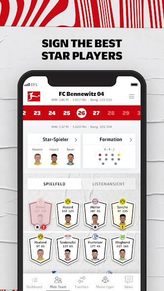 Скачать Bundesliga Fantasy Manager (Взлом на монеты) версия 2.6.9 apk на Андроид