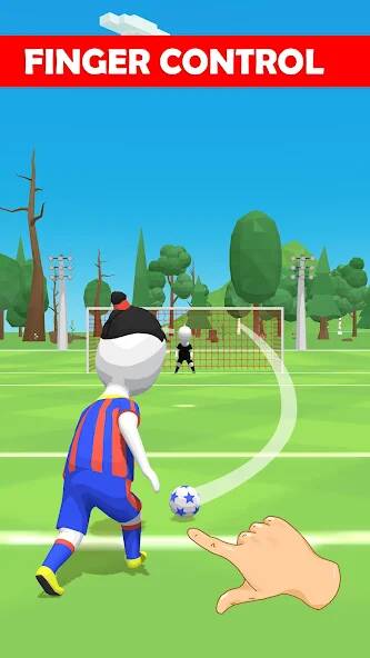 Скачать Стикмен: штрафной удар футбол (Взлом на монеты) версия 0.3.2 apk на Андроид