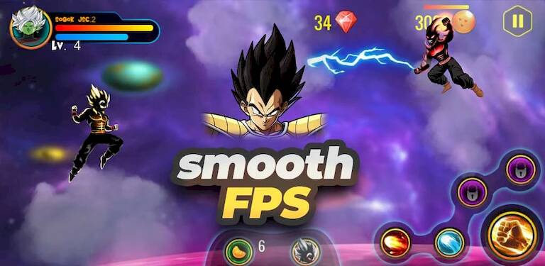 Скачать Dragon Ball Z: Saiyans Battles (Взлом на монеты) версия 2.6.7 apk на Андроид