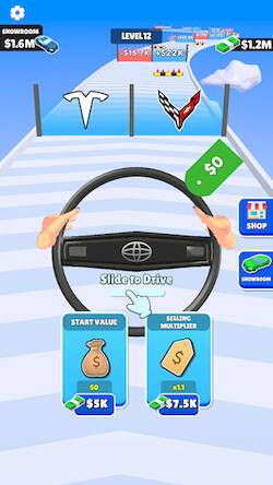 Скачать Steering Wheel Evolution (Взлом на монеты) версия 0.9.1 apk на Андроид