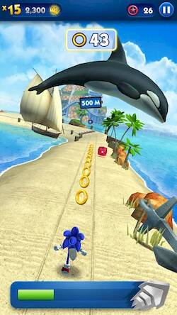 Скачать Sonic Prime Dash (Взлом на деньги) версия 1.9.8 apk на Андроид