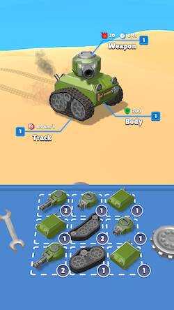 Скачать Tank Merger (Взлом на монеты) версия 0.2.6 apk на Андроид