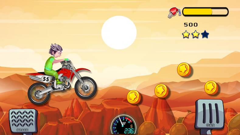 Скачать Bike Hill Racing - Bike Game (Взлом на деньги) версия 2.3.4 apk на Андроид