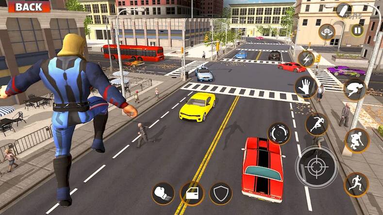 Скачать Gangster Target Superhero Game (Взлом открыто все) версия 2.5.5 apk на Андроид