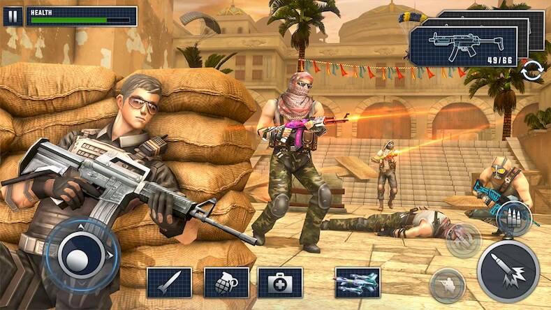 Скачать Стрелялки FPS- Военные игры 3D (Взлом открыто все) версия 2.1.3 apk на Андроид