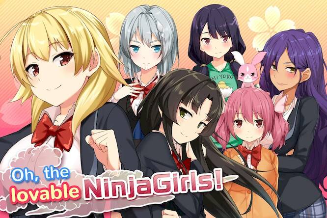 Скачать Moe! Ninja Girls/Sexy School (Взлом на монеты) версия 2.3.2 apk на Андроид