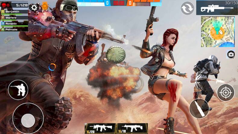 Скачать Offline Clash Squad Shooter 3D (Взлом на деньги) версия 1.9.6 apk на Андроид