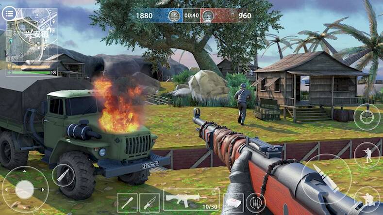 Скачать World War 2 Reborn: War Games (Взлом открыто все) версия 1.6.6 apk на Андроид