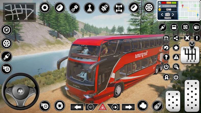 Скачать Coach Bus Driving Simulator (Взлом на монеты) версия 1.8.4 apk на Андроид