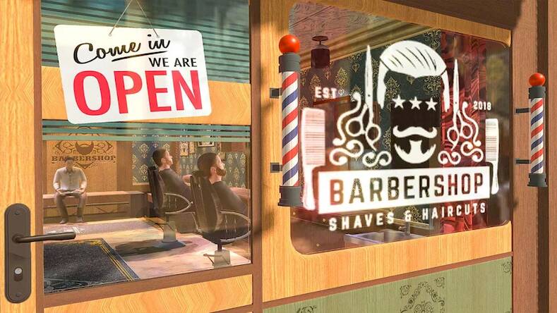 Скачать Barber Shop Hair Cut Salon 3D (Взлом на монеты) версия 1.1.7 apk на Андроид