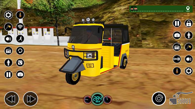 Скачать Tuk Tuk Auto Rickshaw Game Sim (Взлом на деньги) версия 0.6.3 apk на Андроид