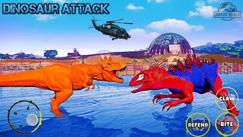 Скачать Jurassic Park Games: Dino Park (Взлом на деньги) версия 0.8.1 apk на Андроид