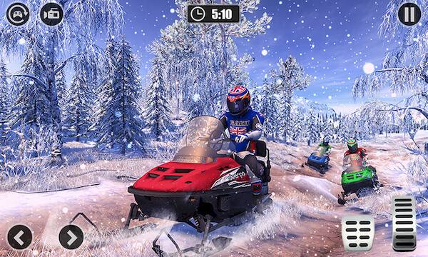 Скачать снежные гонки на квадроциклах (Взлом на монеты) версия 2.7.5 apk на Андроид