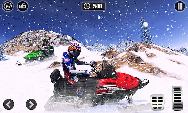 Скачать снежные гонки на квадроциклах (Взлом на монеты) версия 2.7.5 apk на Андроид