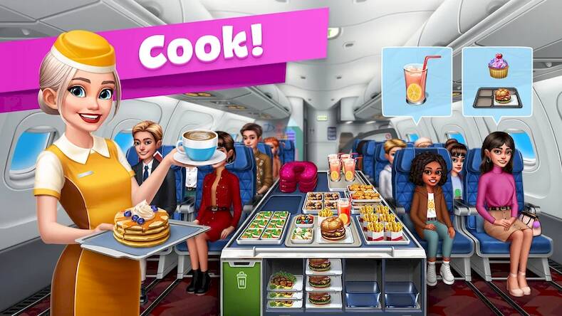 Скачать Airplane Chefs - Cooking Game (Взлом на монеты) версия 0.6.9 apk на Андроид