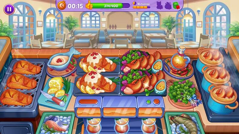 Скачать Cooking Crush: кухня игра (Взлом открыто все) версия 2.9.9 apk на Андроид