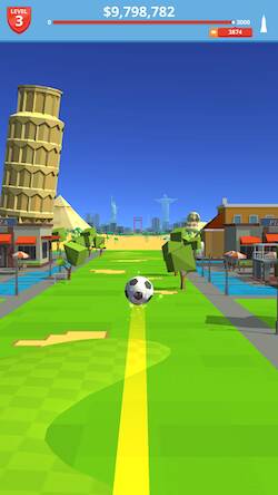 Скачать Soccer Kick (Взлом на деньги) версия 0.9.2 apk на Андроид