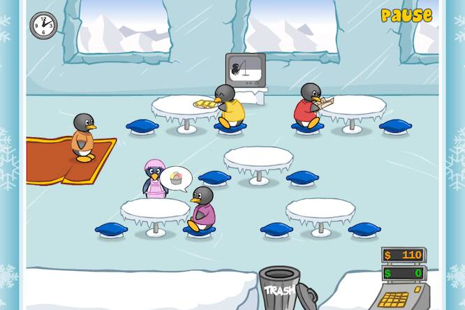 Скачать Penguin Diner: Restaurant Dash (Взлом на монеты) версия 1.8.2 apk на Андроид
