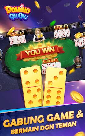 Скачать Domino QiuQiu-Gaple Slot Poker (Взлом открыто все) версия 1.1.6 apk на Андроид