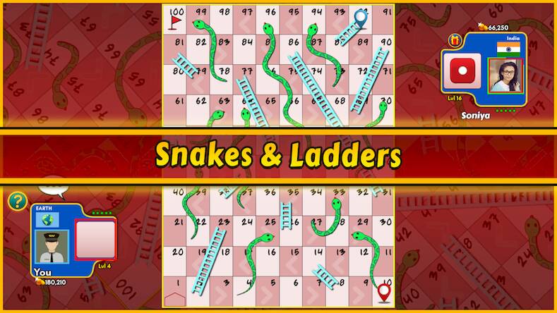 Скачать Snakes and Ladders King (Взлом открыто все) версия 1.6.1 apk на Андроид