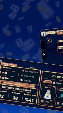 Скачать Okey Muhabbet (Взлом на деньги) версия 0.7.6 apk на Андроид