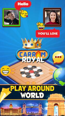Скачать Carrom Royal : Disc Pool Game (Взлом на деньги) версия 2.3.6 apk на Андроид