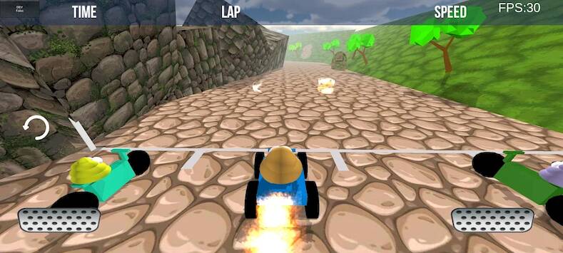 Скачать Potaty Racing 3D (Взлом открыто все) версия 0.7.9 apk на Андроид