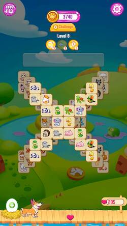 Скачать Tile Puzzle - Match Animal 3D (Взлом на монеты) версия 2.3.3 apk на Андроид