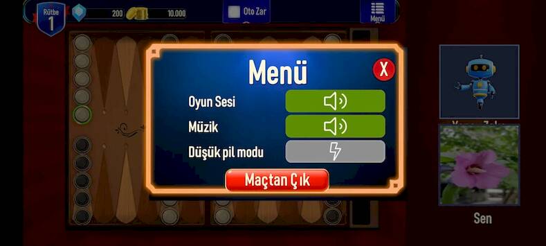 Скачать Kameralı Tavla (Взлом на деньги) версия 2.5.2 apk на Андроид