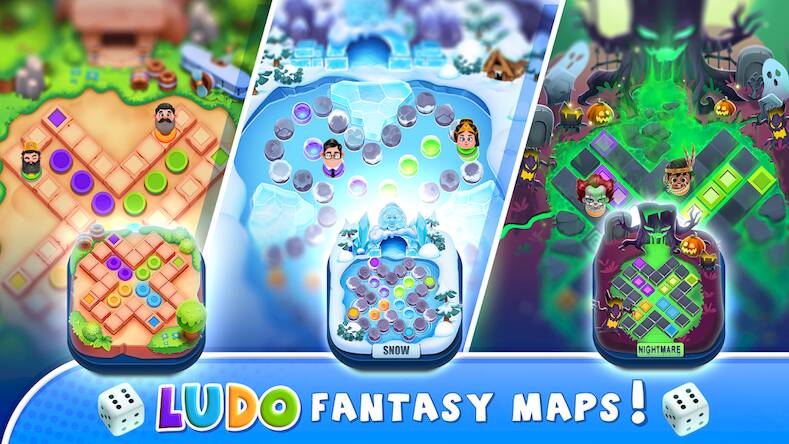Скачать Ludo Legends: Fantasy World (Взлом на деньги) версия 2.3.2 apk на Андроид