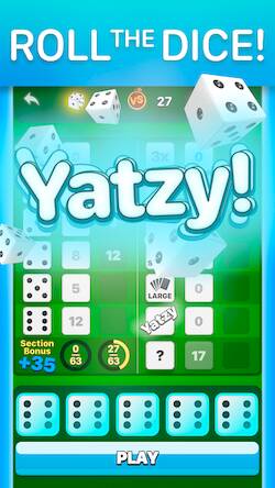 Скачать Yatzy: Dice Game Online (Взлом на монеты) версия 2.6.6 apk на Андроид
