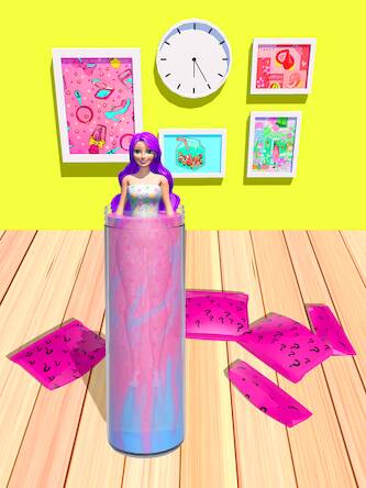 Скачать Color Reveal Suprise Doll Game (Взлом на деньги) версия 2.2.1 apk на Андроид