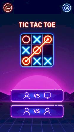 Скачать Крестики-нолики: игры на двоих (Взлом на монеты) версия 0.9.5 apk на Андроид