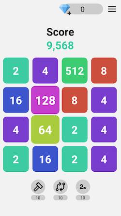 Скачать 2048 Classic: Pure Puzzle Fun (Взлом открыто все) версия 0.5.8 apk на Андроид